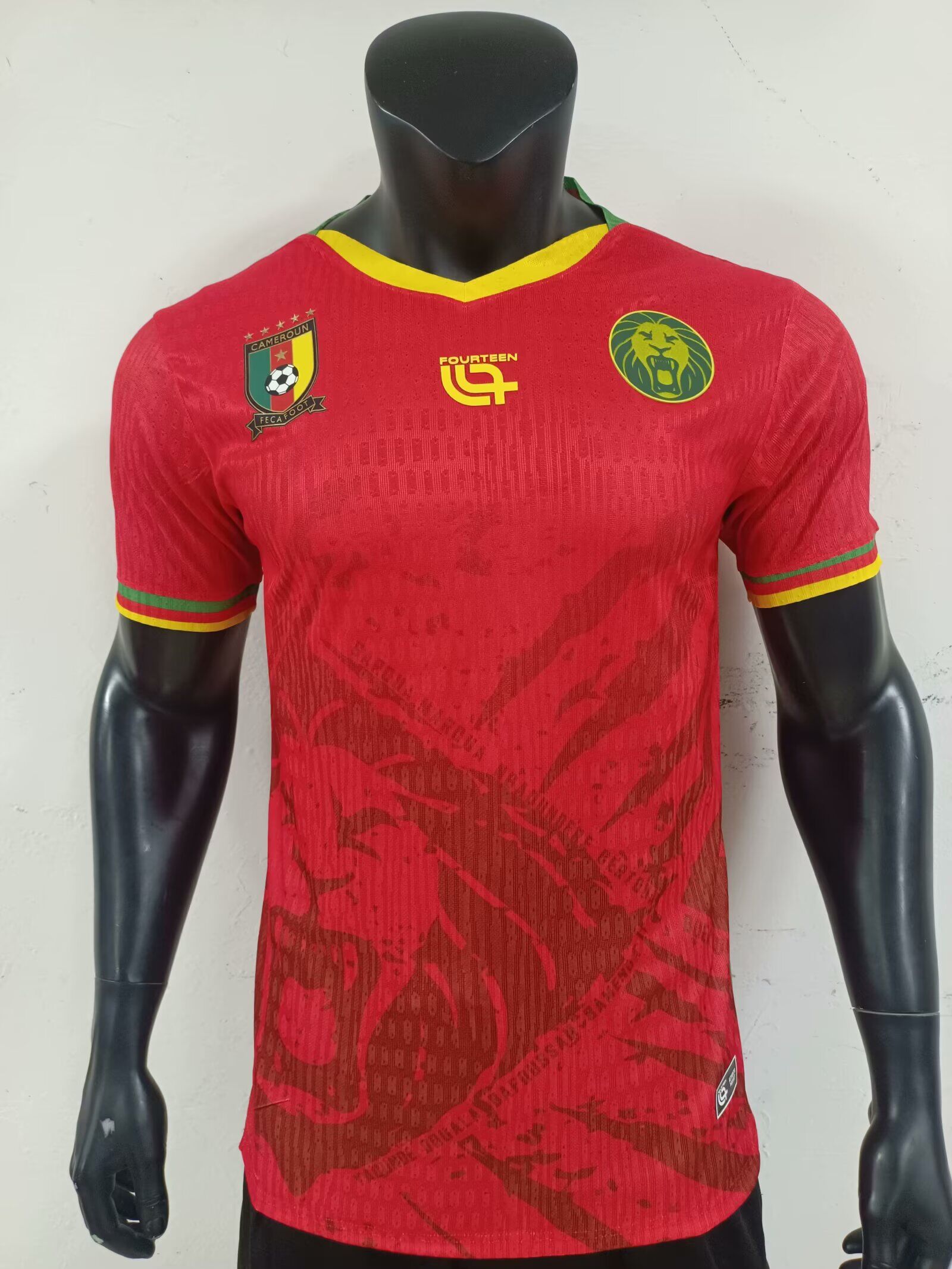 AAA Quality Cameroon 25/26 Away Red Soccer Jersey(Player)